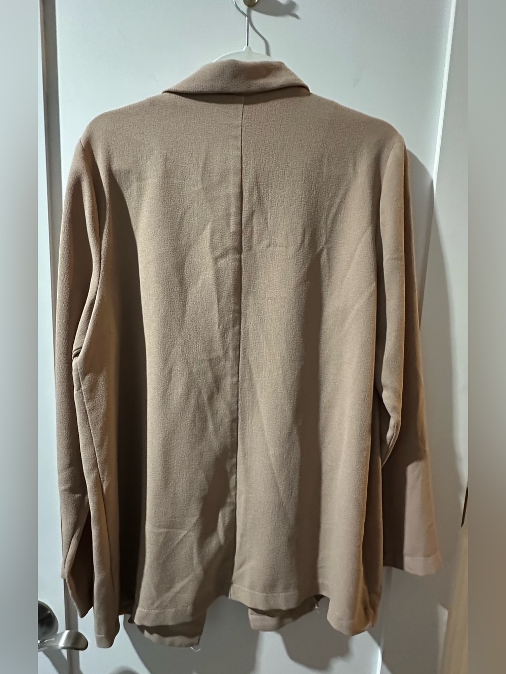 Light Taupe Open-Front Blazer Jacket - Women's - Picture 2 of 2